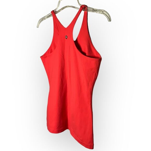 PrAna Women's Sabin Chakara Orange Racerback Tank Top with Built-in Bra Size S - Picture 8 of 11